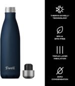 S'well Stainless Steel Water Bottle, 17oz, Azurite, Triple Layered Vacuum Insulated Containers Keeps Drinks Cold for 36 Hours and Hot for 18, BPA Free, Perfect for On the Go - Image 4