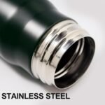 304 Stainless Steel Bullet Tumbler Shape Water Bottle 17 oz 500 ml Double Wall Vacuum Insulated Coffee Mug Insulated Flask Cup for Hiking Traveling - Image 4