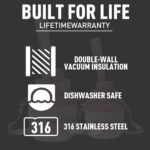 BOTTLE JOY Stainless-Steel Water Bottle: Kids Water Bottle, Leakproof Lid, Perfect Sip, Double Insulated, Eco-Friendly, Dishwasher Safe & Stylish Strap, Gifts for Kids (Magical Unicorn, 16 oz) - Image 5