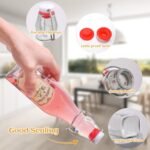 6 Pack 8oz Swing Top Glass Bottles, Square Flip Top Glass Bottles with Airtight Lids for Vanilla Extract, Home Brewing, Kombucha, Vinegar, beer,soda, beverages - Included Complete Brewing Kit - Image 4