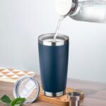 20 oz Tumbler Replacement Lids 2 Pack,Fit of Inner Diameter 3.23 to 3.25 INCH Tumbler Cup,Spill Proof Splash Resistant Tumbler Lids Silicone Sliding Covers BPA-free - Image 5