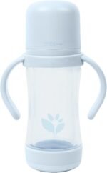 green sprouts® Glass & Sprout Ware® Sip & Straw 5oz., 6mo+, Plant-Plastic, Platinum-Cured Silicone, Dishwasher Safe, Grows with Baby, Tested for Hormones, 5oz, Light Blueberry - Image 4