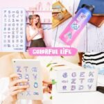 100pcs Personalize Letter Stickers for Water Bottle - Custom Creation Waterproof Vinyl Name Labels Stickers for Cups, Tumblers,Laptop, Phone, Scrapbook, DIY Projects and Daycare - Image 4