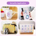 100pcs Personalize Letter Stickers for Water Bottle - Custom Creation Waterproof Vinyl Name Labels Stickers for Cups, Tumblers,Laptop, Phone, Scrapbook, DIY Projects and Daycare - Image 7