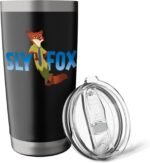 Disney Zootopia Nick Wilde "Sly Fox" Stainless Steel Insulated Tumbler - Image 5