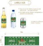 32pcs Football Happy Birthday Water Bottle Labels, Rugby Bottle Wrappers for Boys Birthday, Ball Game Sport Themed Baby Shower Party Decoration - Image 3
