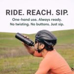 tiibo Vacuum Insulated Stainless Steel Bike Water Bottle, Double Wall, No-Squeeze, Fast Flow Sport Nozzle, Designed for Cycling, Biking, Fitness & Sports, Fits Most Bike Cages (Black, 23OZ) - Image 6