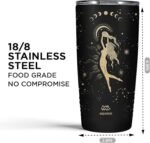 Aquarius Gifts for Women: 20 OZ Astrology Tumbler Cup, Witchy Gothic Gifts Stainless Steel Insulated Constellation Tumbler - Image 4