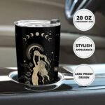 Aquarius Gifts for Women: 20 OZ Astrology Tumbler Cup, Witchy Gothic Gifts Stainless Steel Insulated Constellation Tumbler - Image 5