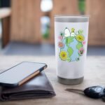 Snoopy Woodstock Love Earth Stainless Steel Insulated Tumbler - Image 4