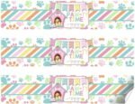 Dog House Puppy Dog Themed Waterproof Water Bottle Sticker Wrappers for Girls, 20 1.75" x 8.5" Wrap Around Labels by AmandaCreation - Image 3
