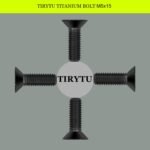 4PCS Titanium Bolts M5x15mm, Lightweight Design | Ideal for Humid/Salty Environments Screws for Bicycle Water Bottle Cage (Black) - Image 5