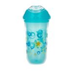 Nuby No-Spill Insulated Cool Sipper- Aqua, 1 Pack, 9oz/ 270 ml - Image 5