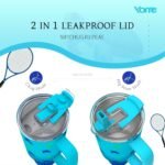 YOME 40 oz Sea Turtle Tumbler with Handle and Flip Straw for Women | Stainless Steel Insulated Water Bottle | Keeps Drinks Cold | Dishwasher Safe | Cupholder Friendly | Gift Gym Travel Yoga - Image 5