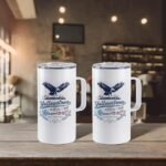 PYD Life 4 Pack Sublimation Blank Tumblers 20 OZ White Mugs with Handle,Stainless Steel Coffee Travel Cups with Sliding Lid for Mug Tumbler Heat Press Sublimation Oven Printing - Image 6