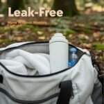 Paradise Shaker Bottle 24 oz, Insulated Stainless Steel Protein Shaker, Dishwasher Safe, with Lid Brush & Protective Boot, Leakproof Twist-Off Chug Cap, Sage Green, Tahoe Mist - Image 8