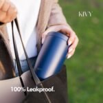 KIVY Insulated Stainless Steel Coffee Cup (Taupe, 12oz) - Image 4