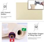 Hot Water Bag Hot Water Bottle 2 Liter Heat Up and Refreezable Hot Cold Pack with Knit Cover for Pain Relief Hot Cold Therapy, Nordic Deer - Image 3