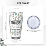 Teacher Appreciation Gifts for Women Teachers, Coffee Tumbler Water Bottle - Stainless Steel Travel Mug, 20oz - Image 3