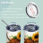 Highland Cow and Sunflowers Skinny Tumblers,Admit It,Life Would Be Borimg without Me 20 Oz Insulated Stainless Steel Vacuum Tumbler,Travel Coffee Mugs,Birthday Gift for Women,Men,Boy,Girls,1 Pcs - Image 5