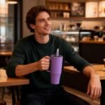 40 oz Water Bottle with Handle Purple Sixth Generation,Cup Holder Compatible for Travel,Leak Resistant Tumbler-Reusable Insulated Stainless Steel & Rubber Base,BPA-Free - Image 4