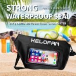 Waterproof Bag for Swimming, IPX8 Cell Phone Dry Bags waterproof with Waist Strap, Keep Your Valuables Dry, Perfect for Swimming Snorkeling Boating Kayaking Beach Pool Water Park (Normal) - Image 3