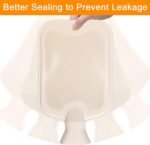 Hot Water Bag Hot Water Bottle 2 Liter with Knit Cover - Great for Cramps, Pain Relief & Cozy Nights - Water Heating Pad - Feet & Bed Warmer for Adults, Classic Snowflake - Image 3