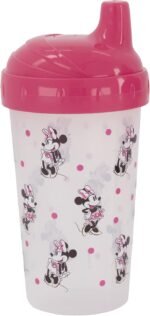 Disney Toddler Sippy Cups for Girls| 10 Ounce Minnie Mouse Sippy Cup Pack of Two with Straw and Lid | Durable Blue Leak Proof Travel Water Bottle for Toddlers - Image 3