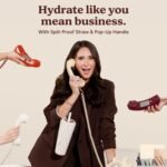 REDUCE Halo 32 oz Stainless Steel Vacuum Insulated Tumbler - Spill Proof Travel Mug with Flip Handle Lid - Keeps Drinks Cold for 32 Hrs - Dishwasher Safe - Cupholder Friendly - Feeling Neutral - Image 3