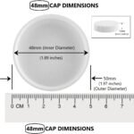 Screw-On Caps Compatible with 1-5 Gallon Bluewave, New Wave Enviro, PureAqua Brand Water Jugs, 48mm Size Bottle Lids, 2pk - Image 4