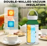 25oz Accounting Water Bottle with Straw Lid & Direct-drink Lid - Accounting Stainless Steel Water Bottles, BPA-free Leakproof Sports Waters Bottle for School Travel, Gifts Cup for Accountant - Image 7