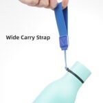 Insulated Water Bottle with Strap,18 oz Double Wall Stainless Steel Vacuum Bottles Metal Water Flask,Mint - Image 5