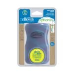 Dr. Brown's Options+ Wide-Neck Glass Bottle Sleeve, 100% Silicone, Glow-in-the-Dark, BPA-Free, 5 oz + 9 oz, 2-Pack - Image 4