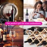 Wine Stoppers Vacuum for Wine Bottles - 2-Pack Stainless Steel Wine Saver with Date Markers, Reusable, Leak-Proof Wine Preserver, Perfect Gifts for Wine Lovers & Bar Accessories - Image 3