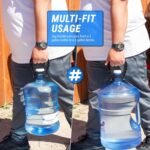 TERA PUMP TRDWH003 [ 2-Pack, Black ] Stable Ergonomic 5 Gal Drinking Water Bottle Handle, No More Tilting Heavy Water Jugs - Image 6