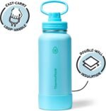 ThermoFlask 32 oz Double Wall Vacuum Insulated Stainless Steel Water Bottle with Spout Lid, Vivid Blue - Image 3