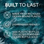 Ocean Bottle Original 17 oz | Stainless Steel Water Bottle | Reusable & Sustainable | Keeps Drinks Cold & Hot | Eco Friendly Gift (Rock Grey) - Image 5