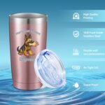 Man's Best Mutant,20 Oz Dogmeat Insulated Stainless Steel Iced Coffee Tumbler with Lid, Straw and Brush,Funny Travel Coffee Mug Cup Water Bottle for Gamers,Dog Lovers,Men,Women,Unique Gift Idea - Image 3