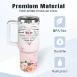 Christian Gifts for Women, 40oz Tumbler with Bible Verse, Christian Tumbler for Women with Straw, Religious Gifts for Womens, Inspirational Birthday Christmas Presents for Her, Mom, Sister - Image 6