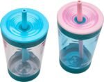 Contigo Kids Spill-Proof 14oz Tumbler with Straw and BPA-Free Plastic, Fits Most Cup Holders and Dishwasher Safe, 2-Pack Strawberry Cream & Blue Raspberry - Image 3