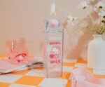 Silver Buffalo Sanrio Hello Kitty Strawberry Plastic Milk Carton Bottle With Spill-Resistant Lid | Holds 16 Ounces - Image 5