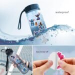 120pcs Cute Stitch Cartoon Stickers for Kids Water Bottle, Cool Lilo Stitch Waterproof Vinyl Stickers for Teen Girl Laptop Skateboard Bike Guitar Laggage Bicycle Travel Case - Image 5
