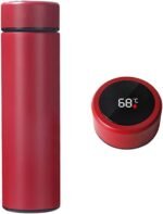 Yuly 500ML for Smart Insulation Water Bottle Digital Temperature Display Stainless Steel Thermal Mugs Kids Water Bottle for Boys Toddler Without Straw Stainless Steel - Image 4