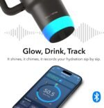 Hidrate Spark PRO 2 – Smart Hydration Tumbler with Drink Reminders & Water Tracking, 30oz Stainless Steel – Syncs with Apple Health, Fitbit, Smart Rings & Smart Watches - Straw Lid - Black - Image 3