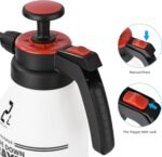 FOSHIO 0.53 Gallon Garden Pump Sprayer, 2L Portable Hand Pump Pressure Water Spray Bottles with Adjustable Nozzle Trigger Lock Sprayer for Home, Lawn and Car Detailing - Image 3