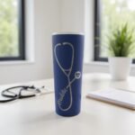 Maars Laser Engraved Personalized 20 or 22 oz Tumbler with lid and straw - Doctor or Nurse Gift, Medical Assistant Tumbler, Graduate Gift - Image 5