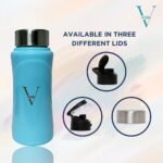 Kiddo Screw Water Bottles 500ml | Easy Grip Stainless Bottles | Steel Bottle For Office, Gym, Kids Used | Leak Proof & BPA Free (Blue-Screw) - Image 7