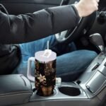 Western Cowboy Boots 40 oz Tumbler Flowers Insulated Travel Mug with Handle and Straw Lid Stainless Steel Vacuum Coffee Cup Tea Beverage Container Water Bottles for Car Sports office - Image 5
