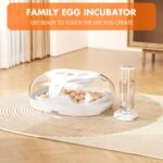 Upgraded Auto Digital Incubator, 16 Eggs Natural Incubation Simulator, Auto Egg Rolling and Water Fulfilling, 24H Temperature Control, with LED Egg Candler, Easy Newcomer Poultry Incubation - Image 3