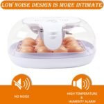 Upgraded Auto Digital Incubator, 16 Eggs Natural Incubation Simulator, Auto Egg Rolling and Water Fulfilling, 24H Temperature Control, with LED Egg Candler, Easy Newcomer Poultry Incubation - Image 8